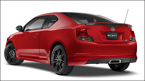 2013 Scion tC Release Series 8.0 rear 3/4 view