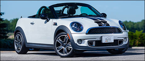 2012 MINI Cooper S Roadster front 3/4 view