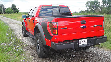 Ford F-150 SVT Raptor 2012 vue 3/4 arrière