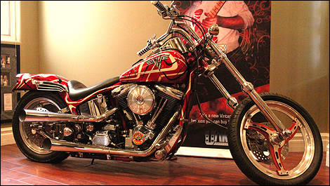 Harley-Davidson 1991 de la fameuse rock star Eddie Van Halen