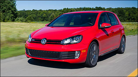 Volkswagen GTI 2012 vue 3/4 avant