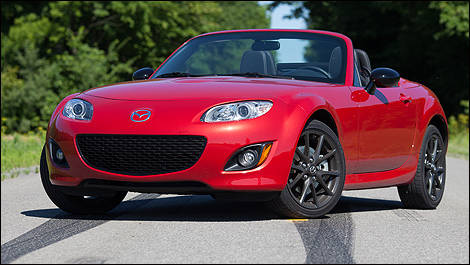 2012 Mazda MX-5 front 3/4 view