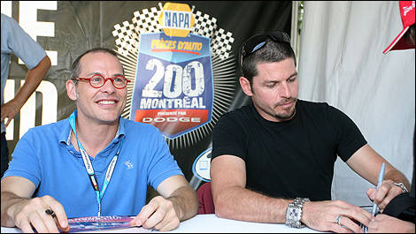Jacques Villeneuve NASCAR Patrick Carpentier