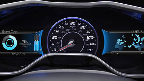 Ford Focus Électrique 2012 cadran