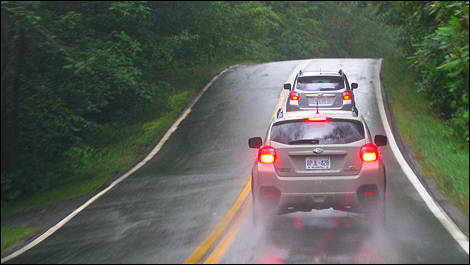 2013 Subaru XV Crosstrek rear view
