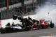 F1 Belgique: Album photos de l'accident du d�part � Spa (+photos)