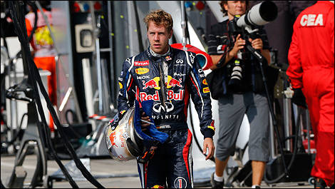 Sebastien Vettel Red Bull Monza 2012