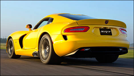 SRT Viper 2013 vue 3/4 arri&egrave;re