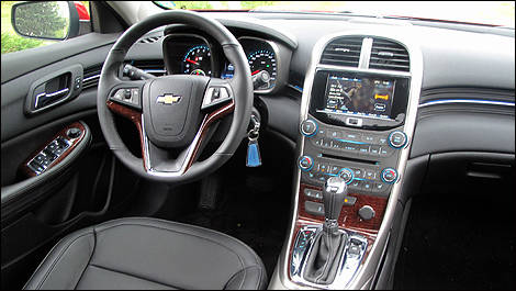 Chevrolet Malibu 2013 tableau de bord