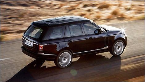 Range Rover 2013 vue 3/4 arrière