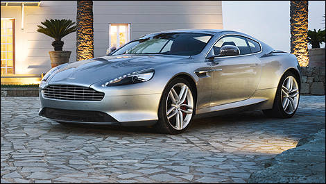 2013 Aston Martin DB9 front 3/4 view