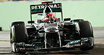 F1 Singapour: Michael Schumacher pénalisé suite à son accident (+photos)