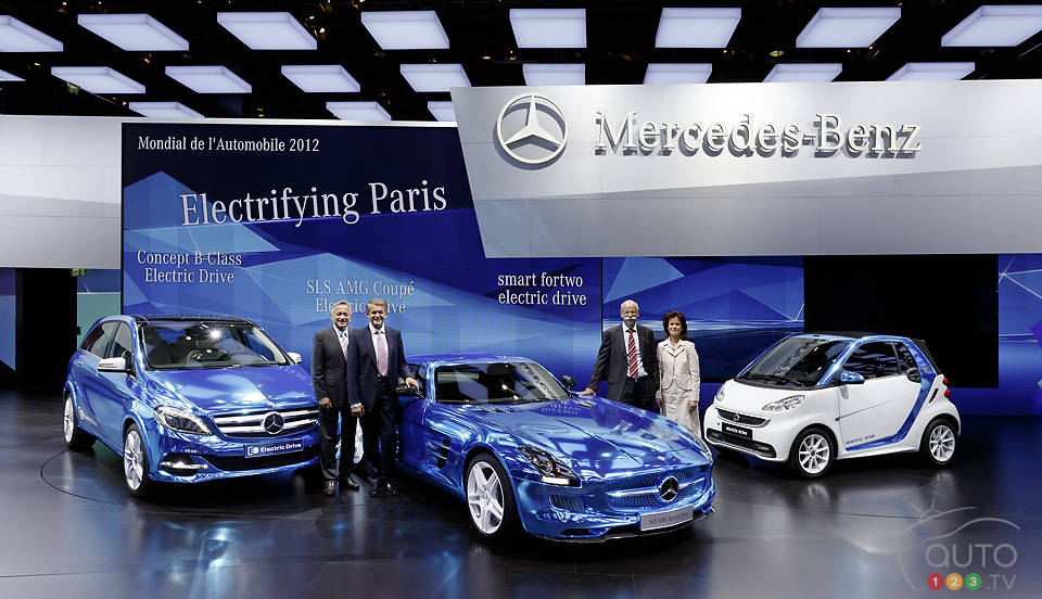 Daimler Premieres Three Electric Cars At Paris Auto Show Car News Article Gallery