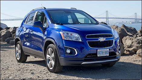 Chevrolet Trax front 3/4 view