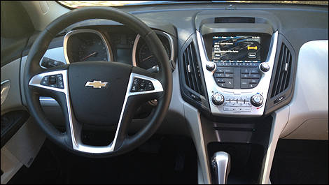 Chevrolet Equinox 2012 tableau de bord
