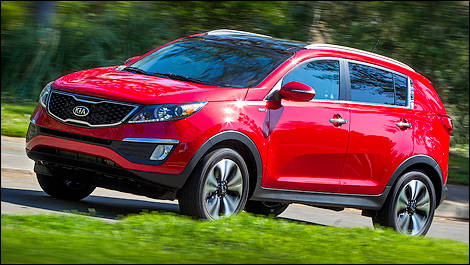 Kia Sportage 2012 vue 3/4 avant