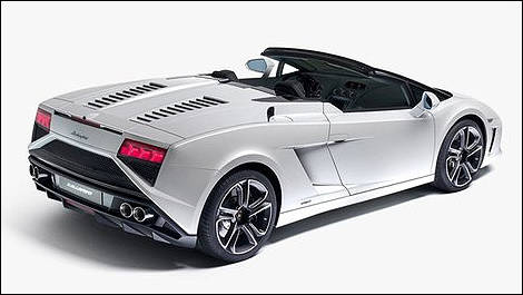 Lamborghini Gallardo Spyder rear 3/4 view