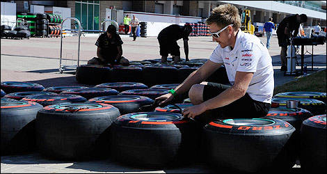 F1 Pirelli tires