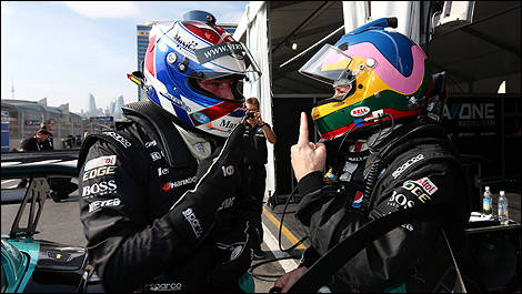 Jacques Villeneuve and Jos Vertstappen, BMW Z4 GT3
