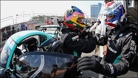 Jacques Villeneuve and Jos Vertstappen, BMW Z4 GT3