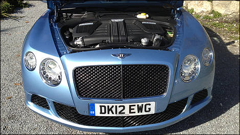 Bentley Continental GT Speed 2013 moteur