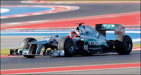 F1 Mercedes AMG Austin Michael Schumacher