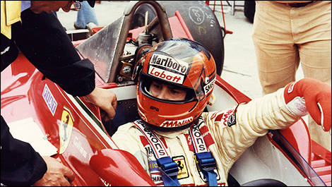 Gilles Villeneuve F1 Ferrari