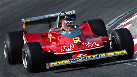 Gilles Villeneuve F1 Ferrari