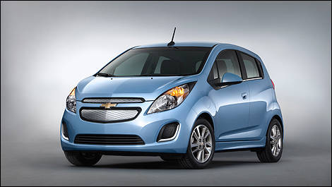 Chevrolet Spark EV front 3/4 view