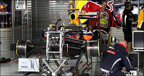 F1 Red Bull garage