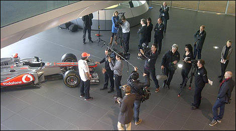 F1 McLaren Sergio Perez Woking