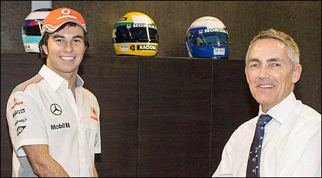 F1 McLaren Sergio Perez Woking Martin Whitmarsh