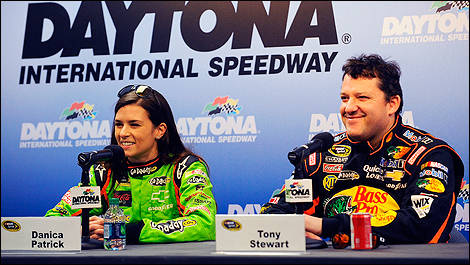 NASCAR Danica Patrick Tony Stewart