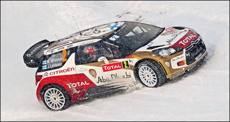 WRC Citroen DS3 Mikko Hirvonen