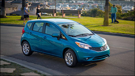 2014 Versa Note front 3/4 view