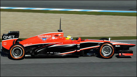 Luiz Razia, Marussia MR02 (Photo: Marussia F1 Team)