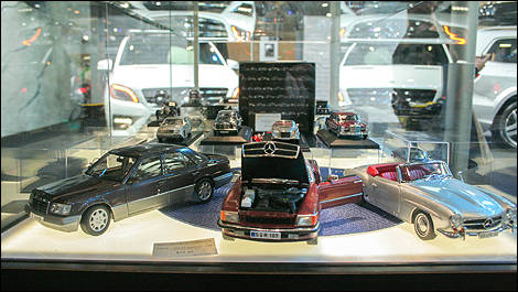 Mercedes-Benz model cars 