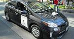 Rally-winning Toyota Prius PHV on display in Toronto