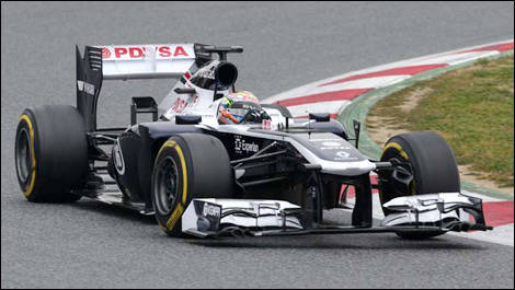 Pastor Maldonado, Williams FW35 (Photo: WRi2)
