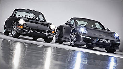 Porsche 911 front 3/4 view