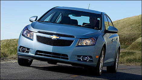 Chevrolet Cruze 2013 vue 3/4 avant