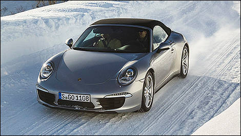 Porsche 911 Carrera 2013 vue 3/4 avant