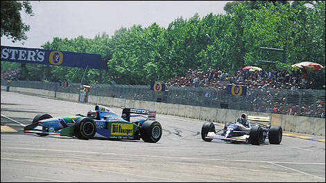 F1 Australie Michael Schumacher Benetton 1994 Damon Hill Williams
