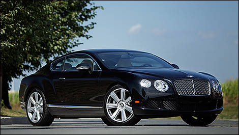 Bentley Continental GT 2012 vue 3/4 avant