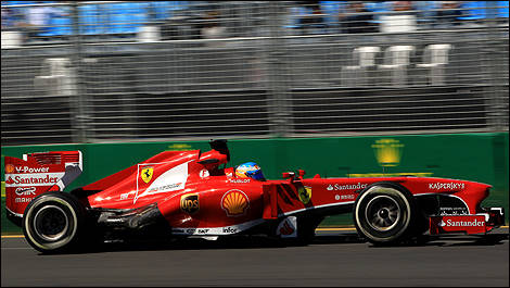 F1 cars Australia Melbourne 2013