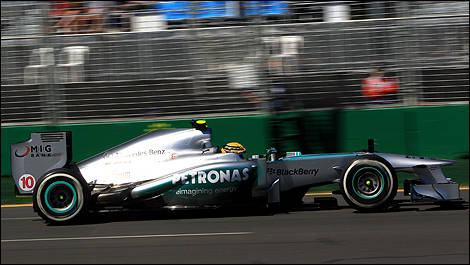 F1 cars Australia Melbourne 2013