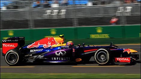 F1 cars Australia Melbourne 2013