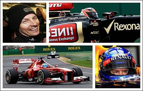 F1 Kimi Raikkonen Lotus Grand Prix of Australia