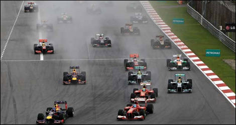 Malaysian GP start