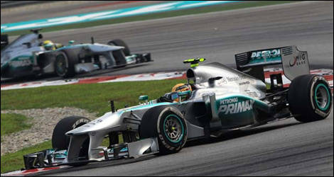 Nico Rosberg, Lewis Hamilton
